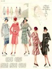 Vintage Sewing Pattern Ladies  1920s Flapper Dress With Drapery  3096 38  Bust
