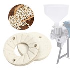 2pcs Grinding Sheets Discs For Electric Grain Mill Dry wet Grinder Machine New