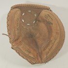 Vintage Sears 1686 Catchers Mitt Baseball Glove Leather Rht Top Grain Cowhide
