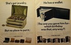 Lady Lord Buxton Springield Mass Wallet Clutch Jewelry Box Vintage Print Ad 1969