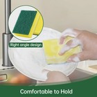 30pcs Heavy Duty Double-sided Scrub Sponges Dishwashing Cleaning Pad For Kitchen