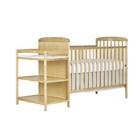 Anna 4-in-1 Crib And Changing Table Combo - Natural Finish