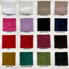 Contessa Silver Plush Non-stretch Velvet Fabric For Apparel  Costumes  Curtains