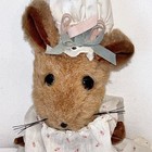 Vintage Beatrix Potter Lady Mouse Plush Eden Toy Stuffed Peter Rabbit