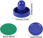 1 Set Mini Air Hockey Pushers And Air Hockey Pucks Great Goal Handles Pushers Go