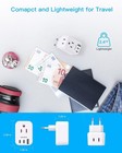 Travel Plug Adapter Us To Europe European Power Outlet Converter Usb C Charger