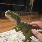 Green Plastic Dinosaur Toy Figure With Sound And Movement For Ages 4-7