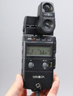 Minolta Flash Meter Lv Digital Light Meter W Spot Meter Attachment   Case Works