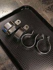 Harley 4pk Universal Motorcycle P Clamps Mounts Exhaust 2 5  Pipe Muffler 2-1 2 