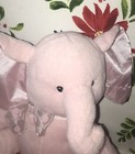 First   Main Kelli Pink Elephant With Ribbon Plush 8  2012