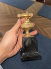Rare Vintage 1950s Soap Box Derby Brass Bakelite Trophy Art Deco Mcm