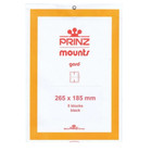 Prinz Stamp Mounts Clear 265mm X 185mm Panes Strips Souvenir Sheet Archival