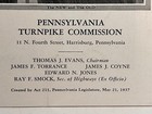1937 Pennsylvania Turnpike Commission The New   The Old Map Brochure