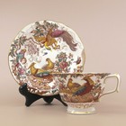 Olde Avesbury By Royal Crown Derby Cup   Saucer Set s  Ely chelsea Shape C1966