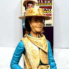 Vintage Marx Toys Janice West Moveable Cowgirl Doll 9  Box 1067-b Johnny West