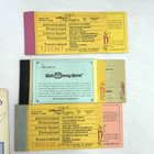 Disney World Vintage Ticket Books 1970 s 13 Adult Magic Kingdom   4 Child Usable
