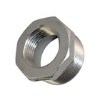 1-1 2    Male To 1    Npt Female Hex Reducer Bushing Pipe Adapter Stainless Steel