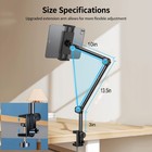 Long Arm Tablet Stand Phone Holder Lazy Bed Desk Mount For Ipad Iphone Samsung