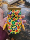 Signed Victorino Sosa Vicente Hand Carved Painted Owl Oaxaca Mexican Folk Art