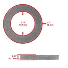 Caltric Inner Clutch Cover Foam Seal For Polaris Rzr Xp 1000 Xp 4 1000 2014-2020