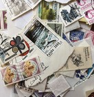 Vintage Postage Stamps Worldwide Us  Europe  Russia  South America 100   s In Lot