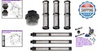 Complete 1 3 3 Airless Spray Filter Set With Stainless Mesh - For Graco Sprayers