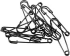 Hitefu 50pcs Safety Pins  3inch 75mm Heavy Duty Extra Large Black 