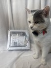 Pet Door For Cats And Dog Cat Flap Door Interior Exterior Cat Weatherproof White