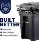 Plasticplace 95-96 Gallon Heavy Duty Trash Bags  Garbage Bags  Puncture-resista