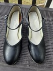 Dance Masters By Kinney Black Tap Character Dance Shoes Women 7 5m 48018-7