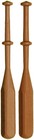 Square Lace Bobbins  375 x4  24 pkg