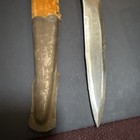 Vintage Sword And Sheath Saber Made In India W Lion Head Handle 