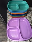 Re Play Divided Plates Trays For Baby Toddler Set Of 7 Multi Color Made In Usa