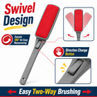 3 Pack Double Sided Lint Brush Swivel Pet Hair Dust Dandruff Remover Clothes
