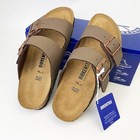 Birkenstock Arizona Mocha Birko-flor Comfort Footbed Unisex Sandals Eu37-45 Shoe