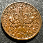 Poland - Bronze Coin 2 Grosze 1925 Second Polish Republic  nice