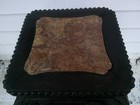Antique Chinese Carved Rosewood Plant Stand Side Table Marble Top