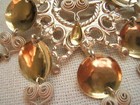 Vintage Hestenes Norway Sterling Silver Large Pin  Dangles 