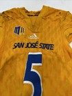 Game Worn Used Adidas San Jose State Spartans Sjsu Football Jersey Large 10  5