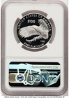 2023-w Proof Platinum Eagle 1 Oz Fdi Kenneth Bressett Portrait Ngc Pf70