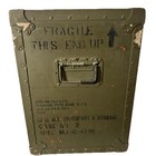 Vintage Nielsen Hardware Hartford Military Metal Case Set Transport Storage No 2