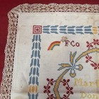 Wwi  f  Co  168th Infantry 42nd Rainbow Division Embroidered Cross Stitch Named