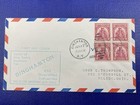 1929 Fdc Sullivan Expedition Block  Binghamton Ny To Toledo  Ohio 