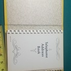 Vintage Telephone Address Book Spiral Bound Yellow Cover Phone Numbers Contacts