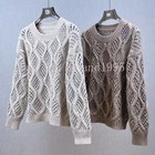 Brunello Cucinelli new  Long Sleeve Knitwear Women s Handmade Textured Pullover