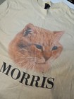 Vtg 1980s Morris The Cat Small  Kitty Beige T-shirt See Tag See Pics Rare 136c