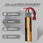 2pcs 22 2v 6s 4500mah Lipo Battery 60c Deans For Rc Helicopter Car Truck Boat