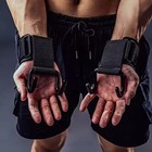 Weight Lifting Hooks Wrist Wraps Straps For Gym Training Powerlifting Grip Pair