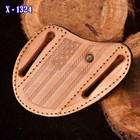 Pancake Leather Fix Blade Knife Sheath Holster Scout Sheath Case Multitool