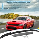 Venom V1 Rear Wickerbill Spoiler For Dodge Charger 2015-2024 Srt Scatpack Hellca